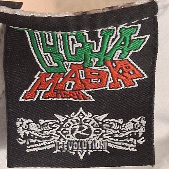 Lot Of 2 Wrestling Lucha Libere Luchador Mask  Facecovers Preowned As Is WWE AEW - Picture 5 of 8